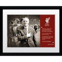 30 x 40cm Liverpool Shankly Quote Framed Collector Print