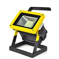 30w rechargeable 24 led rgb flood work light portable 18650 caravan ca ...