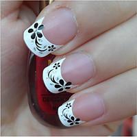 30PCS Random 3D Nail Stick French Nail Stickers Pattern is Random