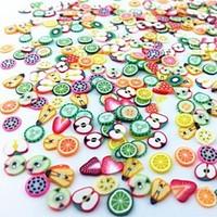 300PCS Mixed Style Fimo Slice Fruit Series Nail Art Decoration