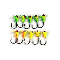 30pcs Metal Baits Jigs Head Lead 1.75g Sinking Fishing Lures