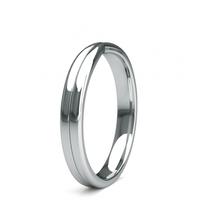 3.00mm Slight Comfort Fit Plain Shaped Wedding Band