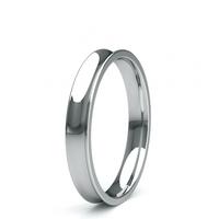 3.00mm Slight Comfort Profile Plain Wedding Band