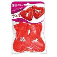 31cm 10pk Valentine\'s Day Heart Balloons