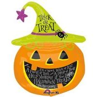 31x21\" Pumpkin Supershape Foil ...