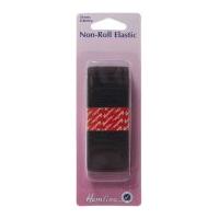 31mm hemline non roll dressmaking elastic 1m black