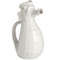314cm white sea horse decorative jug