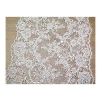 31cm extra wide guipure couture bridal lace trimming ivory