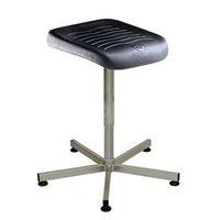 316l stainless steel pu stand up seat fitted with glides height adjust ...