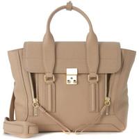 3.1 Phillip Lim Pashli mini satchel nut-brown tumbled leather women\'s Handbags in BEIGE
