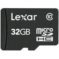 32GB Lexar Micro SDHC Memory Card C10