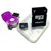 32GB MicroSDHC TF Memory Card with 2 in 1 USB OTG Card Reader Micro USB OTG