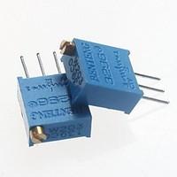 3296 potentiometer 20kohm adjustable resistors blue 10 pcs