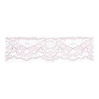 32mm Essential Trimmings Delicate Nylon Lace Trimming Pink