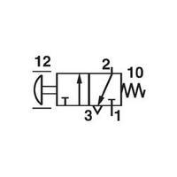 32 way mechanically operated pneumatic valve norgren spm1553b1n enclos ...