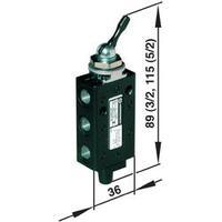 3/2-way Mechanically operated pneumatic valve Norgren 03040302 G 1/8 Enclosure material Aluminium