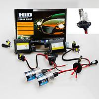 3200LM 12V 55W H4-2 9003 Hid Xenon High / Low Conversion Kit 12000K