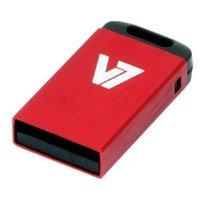 32GB V7 USB 2.0 Nano Flash Drive (Red)