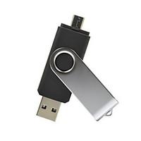 32GB OTG Swivel Double Plugs USB Flash Drive U-Disk USB Memory Disk for Android Smart Phone Samsung/PC computer