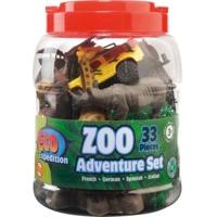 33 Piece Zoo Animal Set