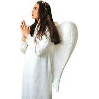 33 x 30 white ladies angel wings
