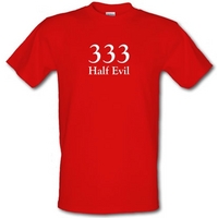 333 Half Evil male t-shirt.