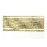 34mm Knitted Belting Webbing Stone