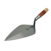 34l wide london pattern brick trowel leather handle 11in