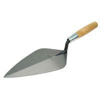 34 Wide London Pattern Brick Trowel - Wooden Handle 10.1/2in