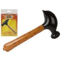 34 Infl Novelty Brown Claw Hammer W/squeaker Ea In P/bag