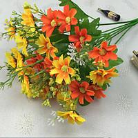 34.5cm Length High Quality and Bright Color 28 Heads per Bunch Little Daisy Artificial Flower
