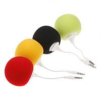 3.5mm Fashion Creative Mini Music Balloon Speaker Cute Music Ball for MP3 MP4 CellPhone PC Tablet (Assorted Color)