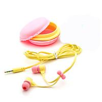 3.5mm Top Quality Birthday Gift Macaron Earphone Headphones Headset