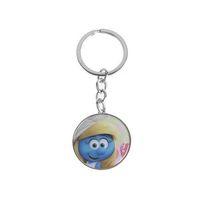 35mm Smurfs Metal Keychain