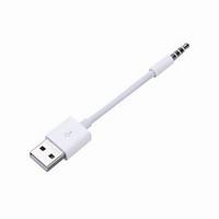 3.5mm Male Audio AUX to USB 2.0 A Male adapter Charge Cable for Apple iPod Shuffle 4th Gen