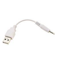 3.5mm Jack Plug USB Data Charger Cable for MP3 MP4