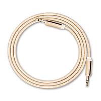 3.5mm to 3.5mm Jack Mini Round Type Car Aux Audio Cable Extended Audio Auxiliary Cable for IPhone MP3 / MP4 Headphone Speaker