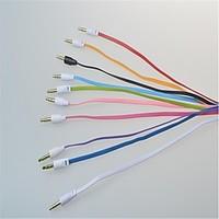 3.5 mm Male to Male Color Small Noodles Audio Connection Cable Flat Type(1M) (Assorted Colors)