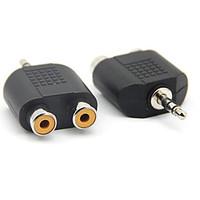 35mm male to 2rca female audio adapter