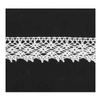 35mm Cotton Lace Trimming White