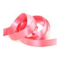 35mm Berisford Double Faced Satin Ribbon 52 Hot Pink