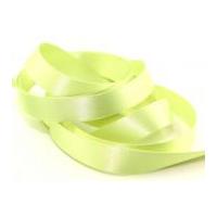 35mm Berisford Double Faced Satin Ribbon 6 Lime