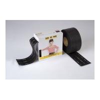 35mm Vilene Waist Shaper Firm Fold-A-Band Waistband Tape Black