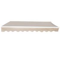 3.5m x 2.5m Garden Awning with Winding Handle in Ivory White