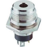 3.5 mm audio jack Socket, vertical vertical Number of pins: 3 Stereo Silver Lumberg 1502 04 1 pc(s)