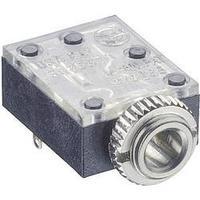 35 mm audio jack socket horizontal mount number of pins 3 stereo black ...