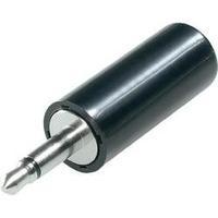 3.5 mm audio jack Plug, straight Number of pins: 2 Mono Black Cliff P6 1 pc(s)