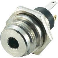 3.5 mm audio jack Socket, vertical vertical Number of pins: 3 Stereo Silver Conrad Components 1 pc(s)