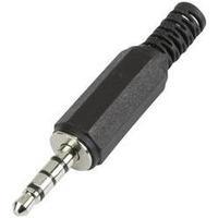 35 mm audio jack plug straight number of pins 4 stereo black conrad co ...