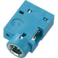 35 mm audio jack socket horizontal mount number of pins 3 stereo blue  ...